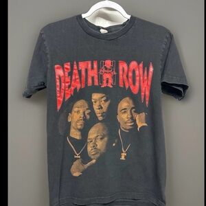 Y2k Death Row Records Tupac Snoop Dogg Dre Suge Graphic T-Shirt S
